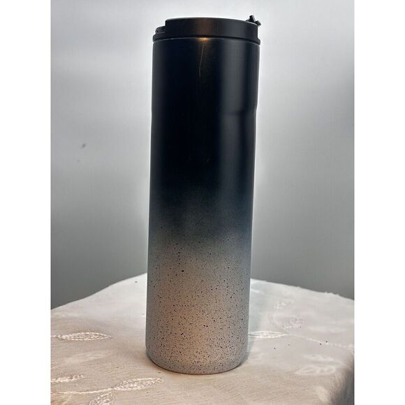 2020 Starbucks Gradient Blue White Black Speckled Stainless Steel Tumbler 20 oz. - Picture 4 of 10